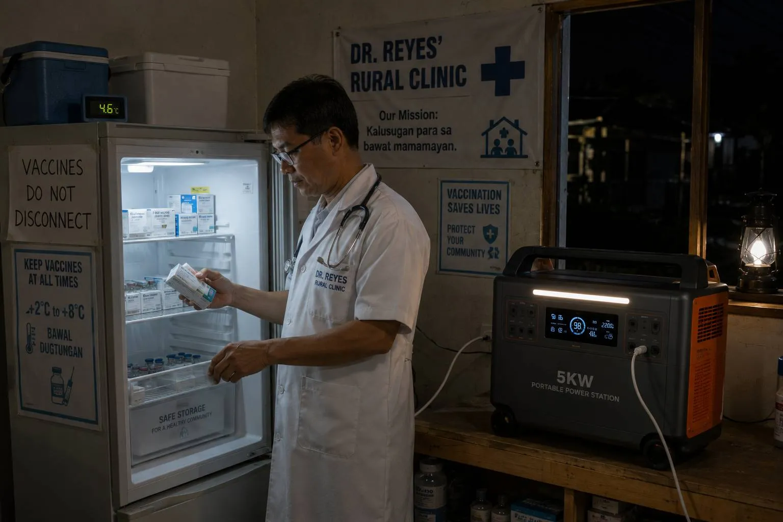 How Dr. Reyes' Rural Clinic Kept Vaccines Safe During the Power Outage