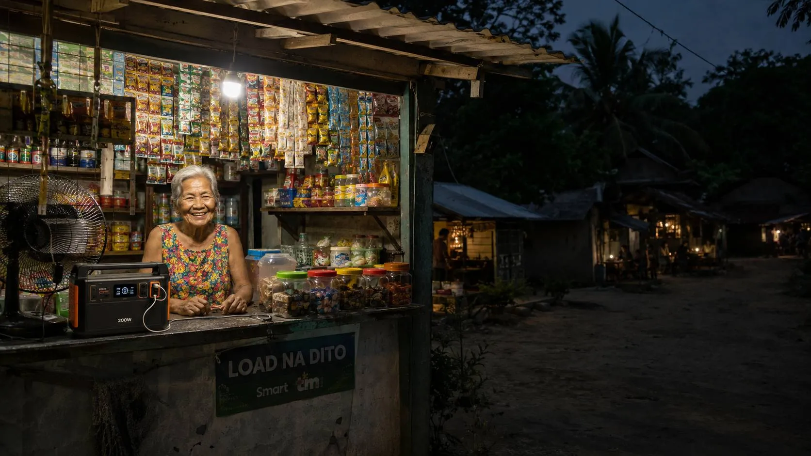 How Aling Nena's Sari-Sari Store Never Stopped During the 3-Day Brownout